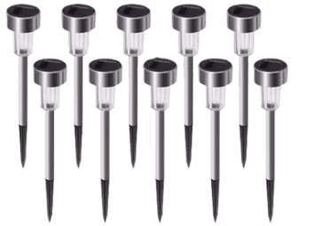 10 PIECES Solar Garden light/C-G4/X5