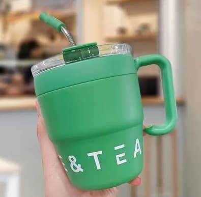 Thermal Cup Stainless Steel Straw Cup hs-vc018/x2