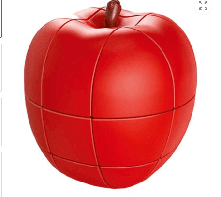 Fruit Puzzle Cube Creativity Vibrant Colors Realistic Educational Toy Orange/x2
