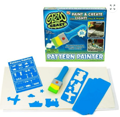 Kids Glow in the Dark - Crazy Pattern Painter Kit