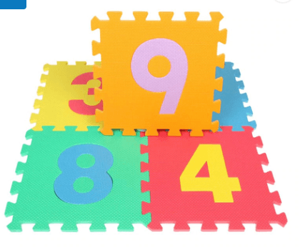 Kids Exercise Mat Numbers - 10Pieces