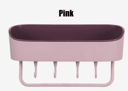 Bathroom Wall Mounted Bath Shelf Storage-purple,peach