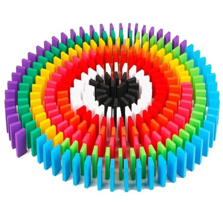 Rainbow Domino Set - 120-Piece