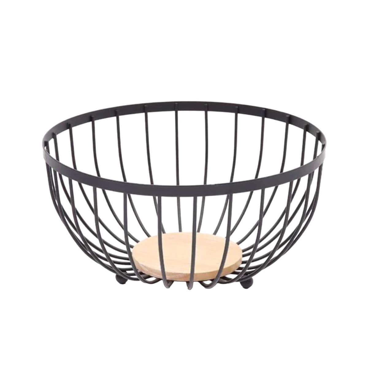 Nordic Style Metal Fruit Basket Household Decorative Basket Bowl 25CM
