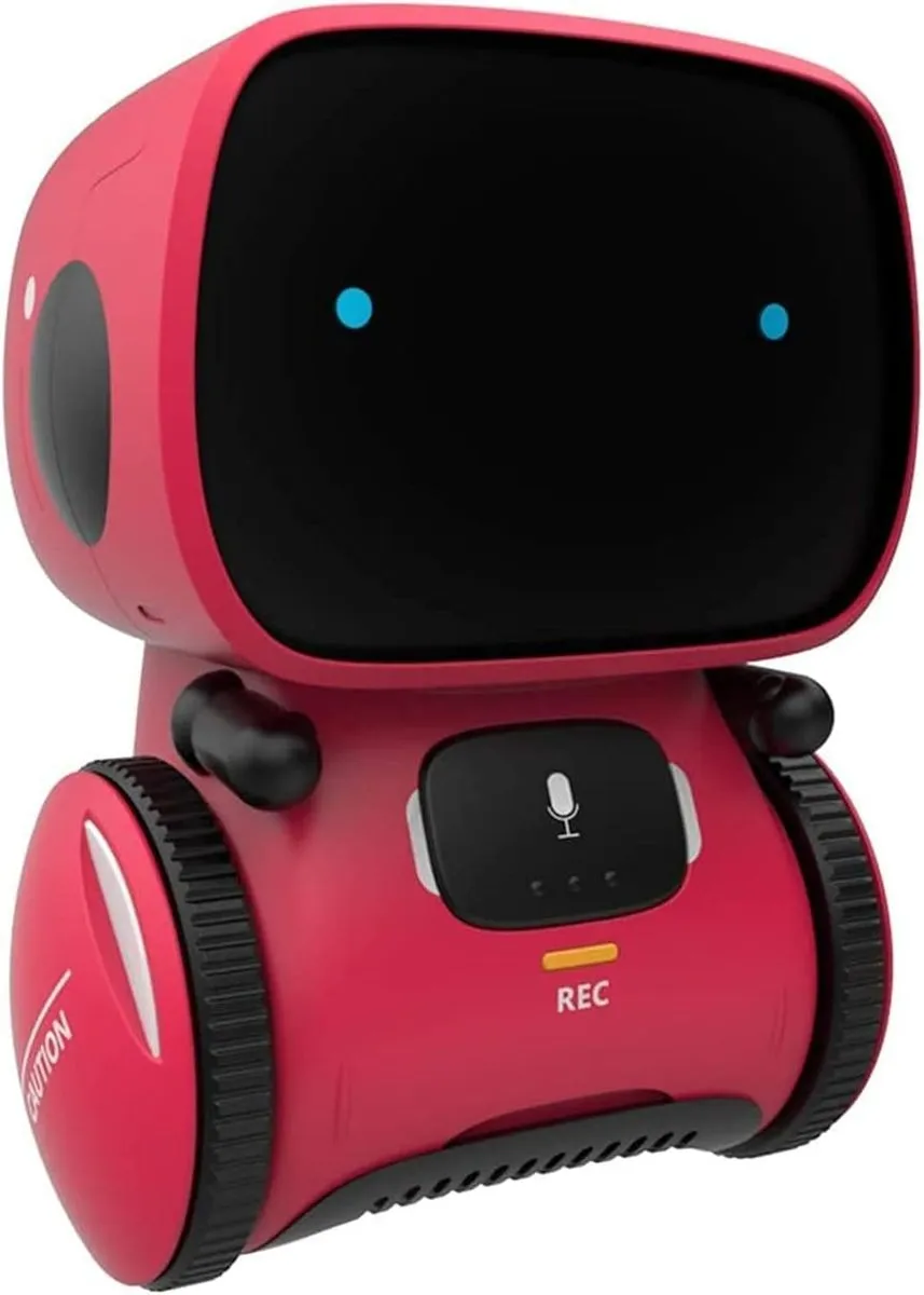Kids Robot Toy, Smart Talking Robots - Voice Controlled-AI Integrated - Red